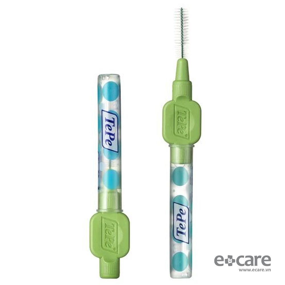 Bàn chải kẽ TePe Extra Soft size 0.8mm (Xanh lá)