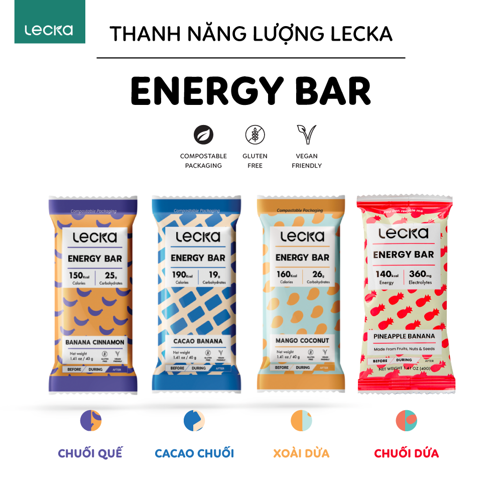 Thanh năng lượng Lecka Energy Bar 40g