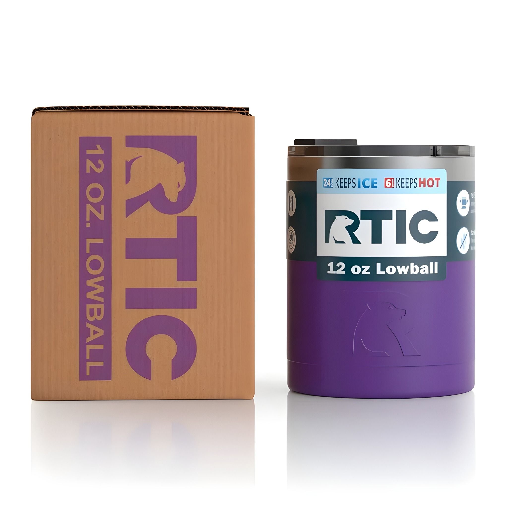 Ly Giữ Nhiệt RTIC Lowball Tumbler 350ml 12oz Made in USA - Nhiều màu