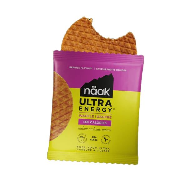 Bánh năng lượng Naak Ultra Energy Waffles vị Berries 30g