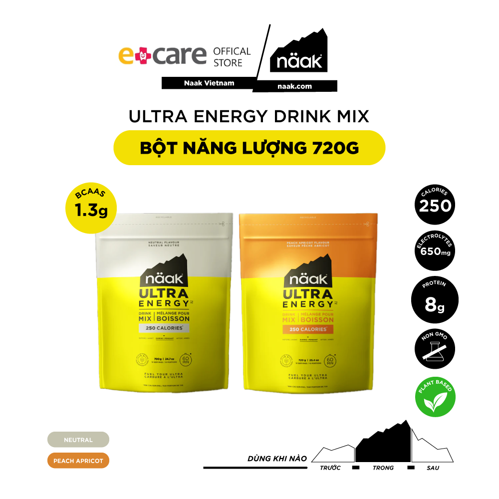 Thức uống năng lượng Drink Mix Naak Utral Energy 720g