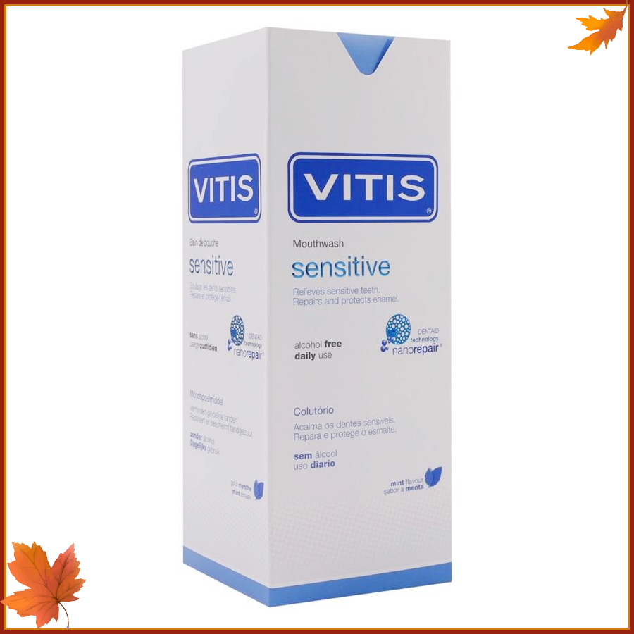 Nước súc miệng Vitis Sensitive ngừa ê buốt 500ml