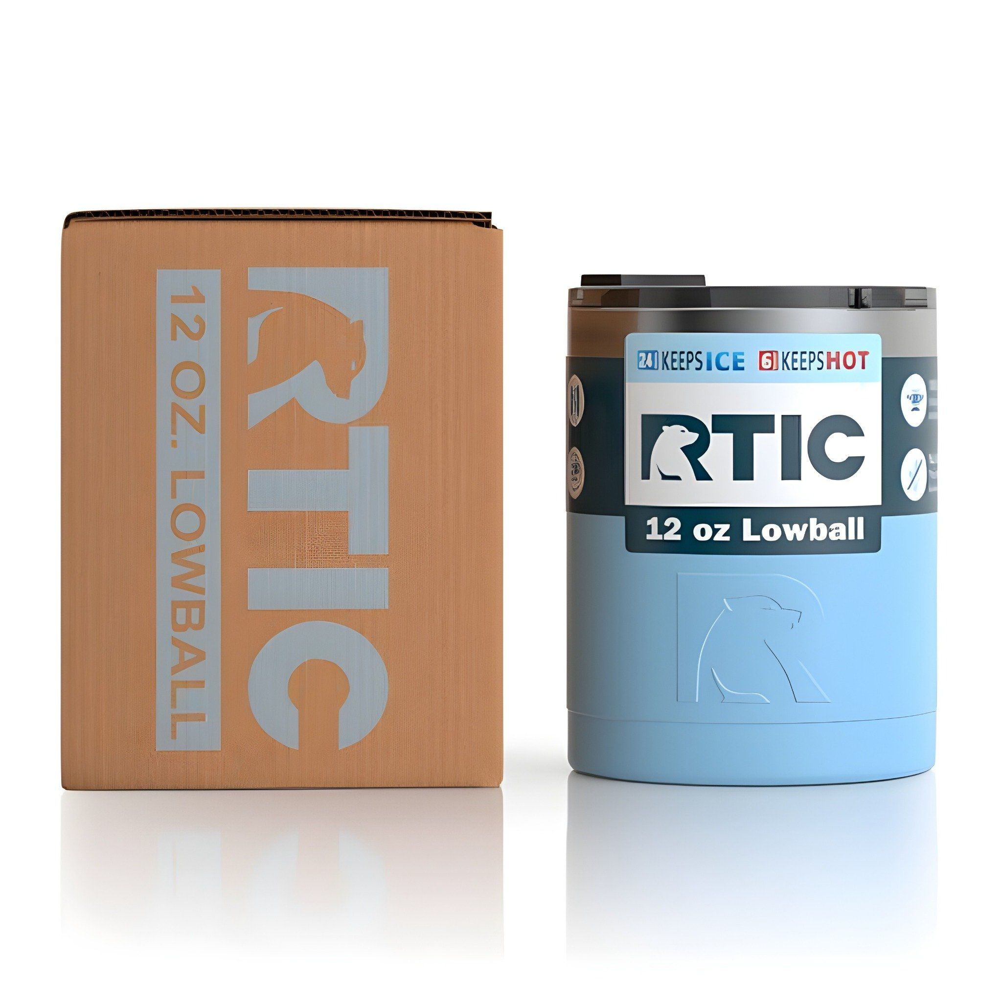 Ly Giữ Nhiệt RTIC Lowball Tumbler 350ml 12oz Made in USA - Nhiều màu
