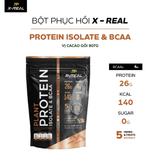  Bột phục hồi năng lượng X-Real với BCAA và Protein thực vật 907g 