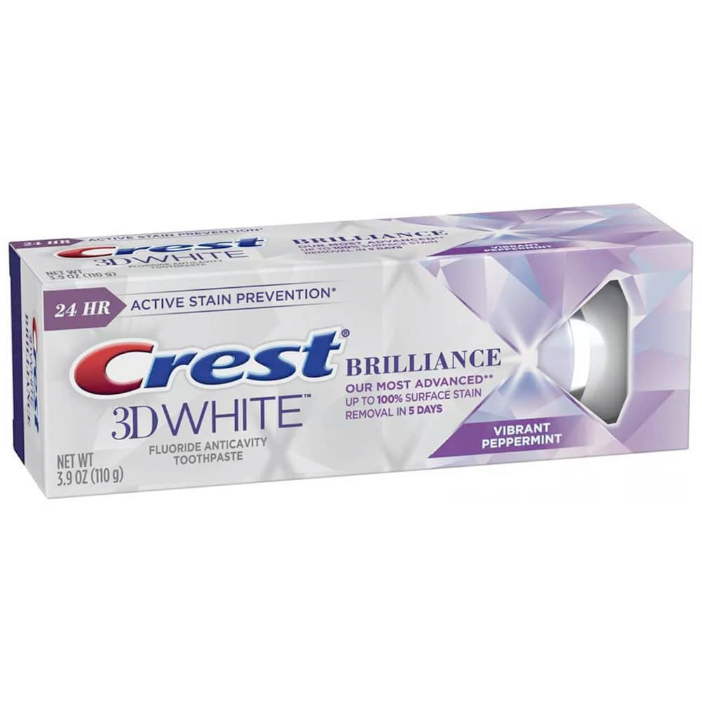 Kem đánh răng Crest 3D White Brilliance làm trắng răng 110g