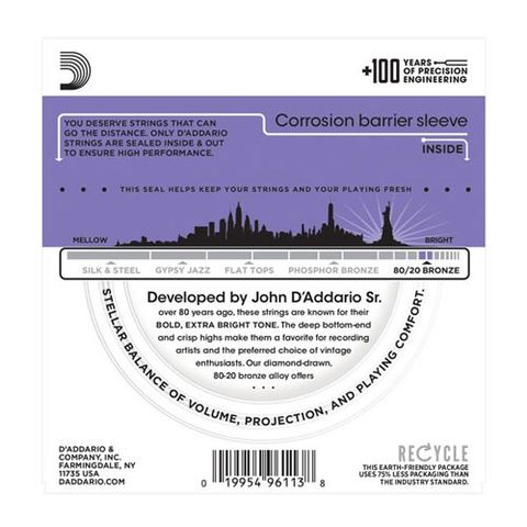 D’ADDARIO EJ13 Acoustic Guitar Strings