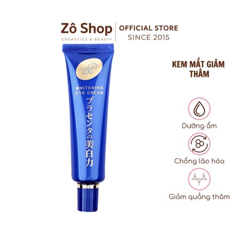 Kem mắt giảm thâm, làm mờ nhăn, dưỡng trắng - Meishoku Place Whiter Medicated Whitening Eye Cream 30g