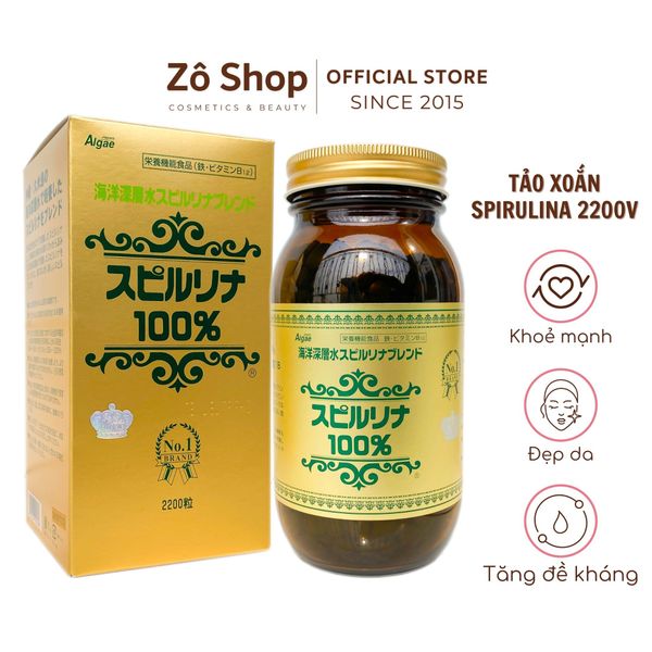 Tảo xoắn - Spirulina 2200 viên