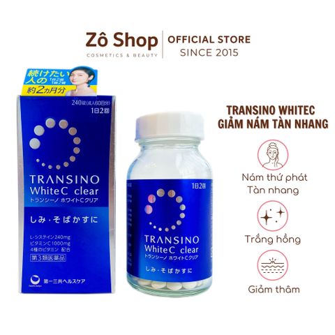 Viên uống dưỡng trắng - trị nám Transino WhiteC Clear