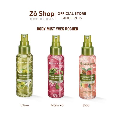 Body mist xịt thơm Yves Rocher Body & Hair Mist 100ml