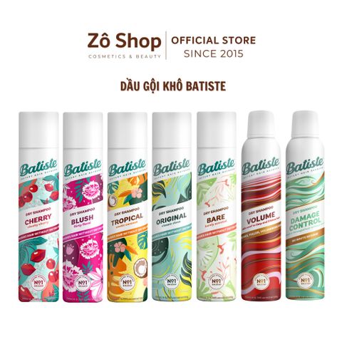 Dầu gội khô Batiste - Batiste dry shampoo (200 ml)