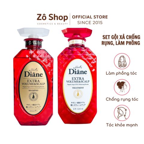 Set gội xả Moist Diane - Chống rụng & Làm phồng tóc