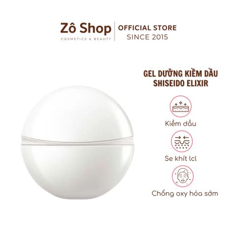 Gel kiềm dầu, se khít lỗ chân lông - Shiseido Elixir Balancing Moisture Gel Cream (50g)