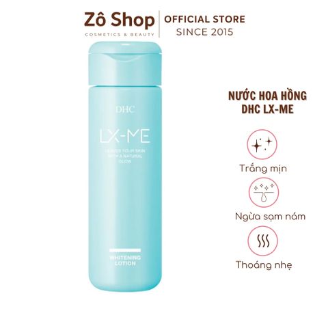 Nước hoa hồng dưỡng trắng, cân bằng da khỏe mạnh - DHC LX-ME Medicated Whitening Lotion (180ml)