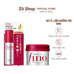 Set ủ tóc và dầu dưỡng Fino