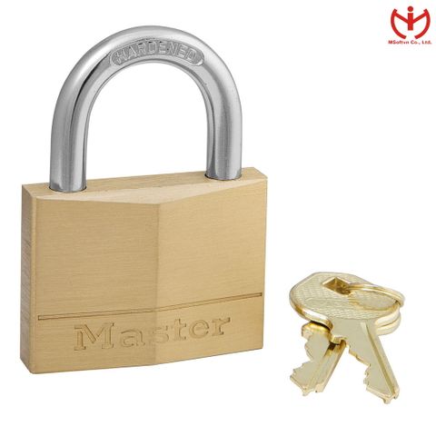  Ổ Khóa Master Lock 150 EURD Thân Đồng Rộng 50mm 2 Chìa Răng Cưa - MSOFT 