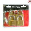 Bộ 4 Ổ Khóa Master Lock 150 EURQNOP Thân Đồng 50mm Dùng Chung 4 Chìa Răng Cưa - MSOFT