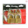 Bộ 4 Ổ Khóa Master Lock 150 EURQNOP Thân Đồng 50mm Dùng Chung 4 Chìa Răng Cưa - MSOFT