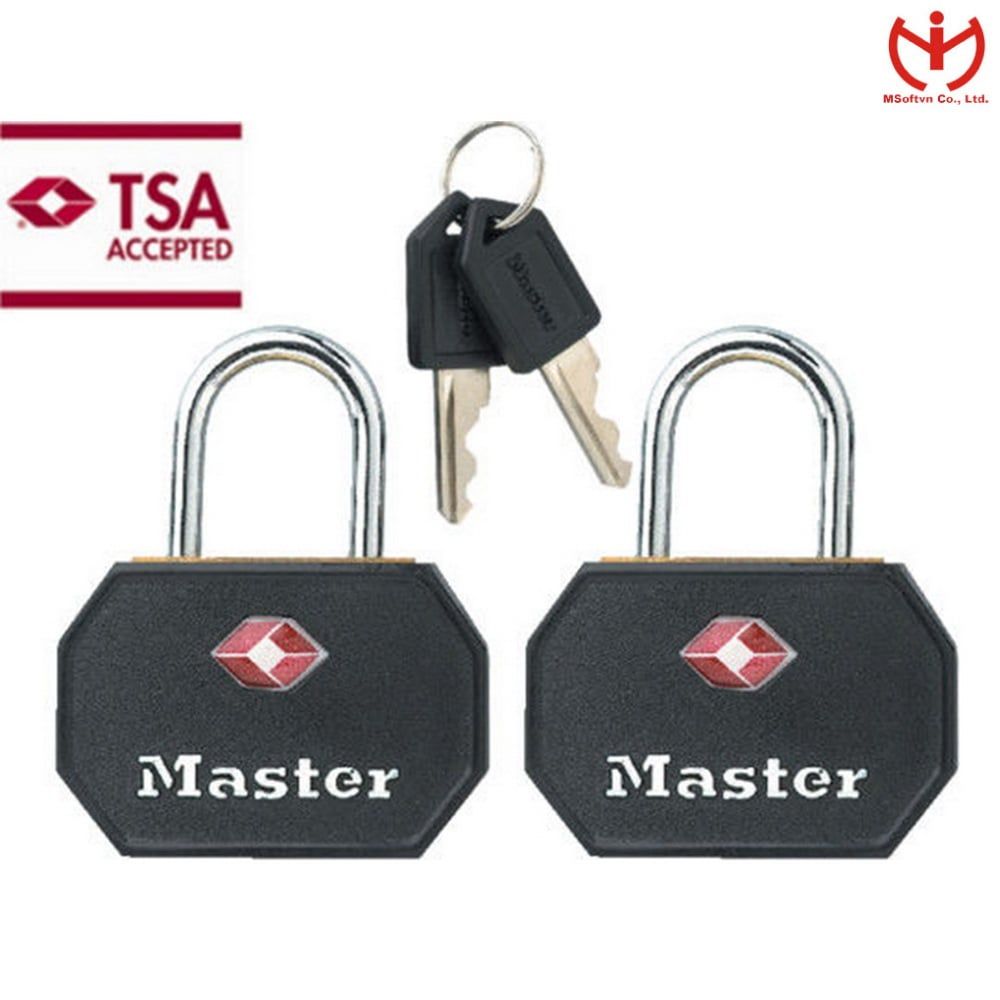 Khóa Vali TSA Master Lock 4681 TBLK