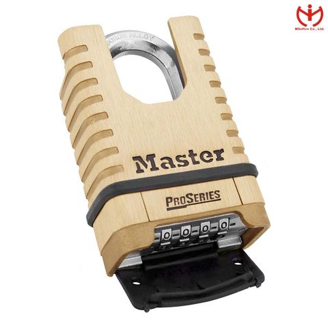  Khóa Số Master Lock 1177 D - Thân Đồng Rộng 58mm Có Vai Chống Cắt - MSOFT 