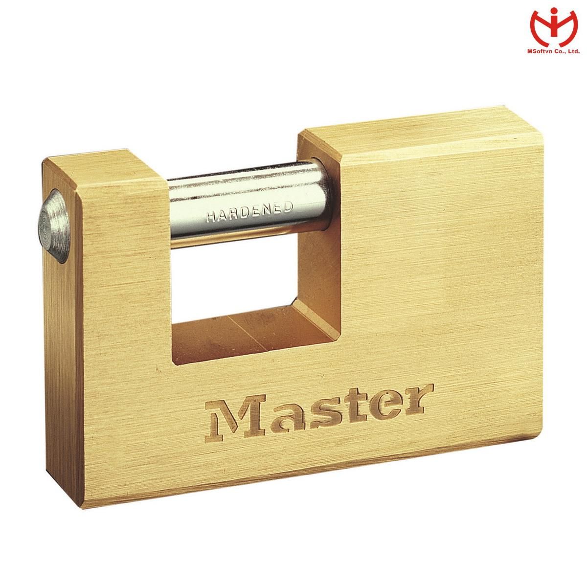 Khóa Cầu Ngang Master Lock 608 EURD - Thân Đồng Nguyên Khối 85mm - MSOFT