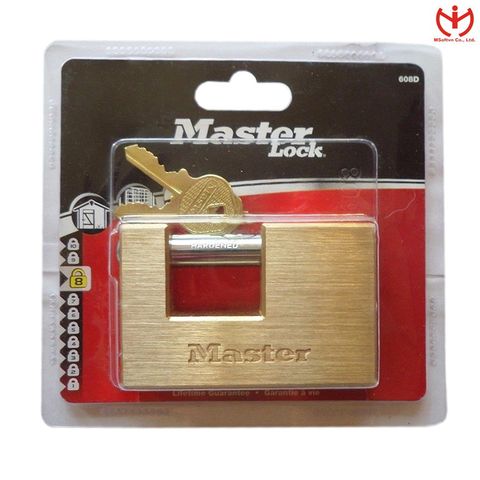  Khóa Cầu Ngang Master Lock 608 EURD - Thân Đồng Nguyên Khối 85mm - MSOFT 