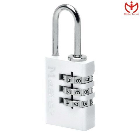  Khóa Số Master Lock 7620 EURDWHI - Màu Trắng - 20mm 