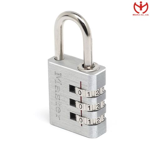  Khóa Vali Master Lock 7620 EURD - Khóa Số - Màu Bạc - 20mm 