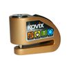 Khóa đĩa xe máy báo động KOVIX KD6-CG - Màu đồng - MSOFT