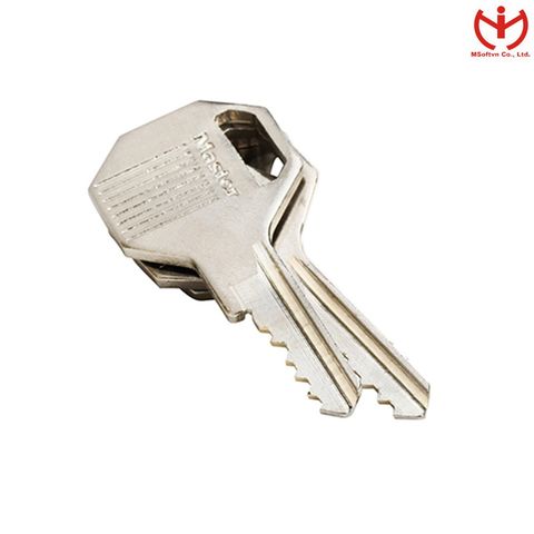  Khóa Chống Cắt Master Lock M5X DLF Thân Rộng 52mm Càng Dài 2 Chìa Răng Cưa - MSOFT 