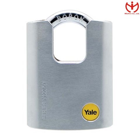  Khóa Yale Y122/50/123/1 Chìa Răng Cưa - Thân Đồng Mạ Chrome Satin Rộng 50mm - Có Vai Chống Cắt - MSOFT 