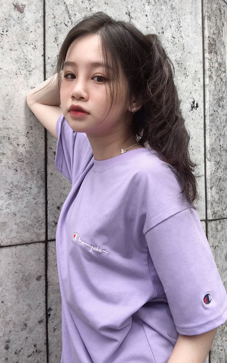 Champion T-Shirt In Purple