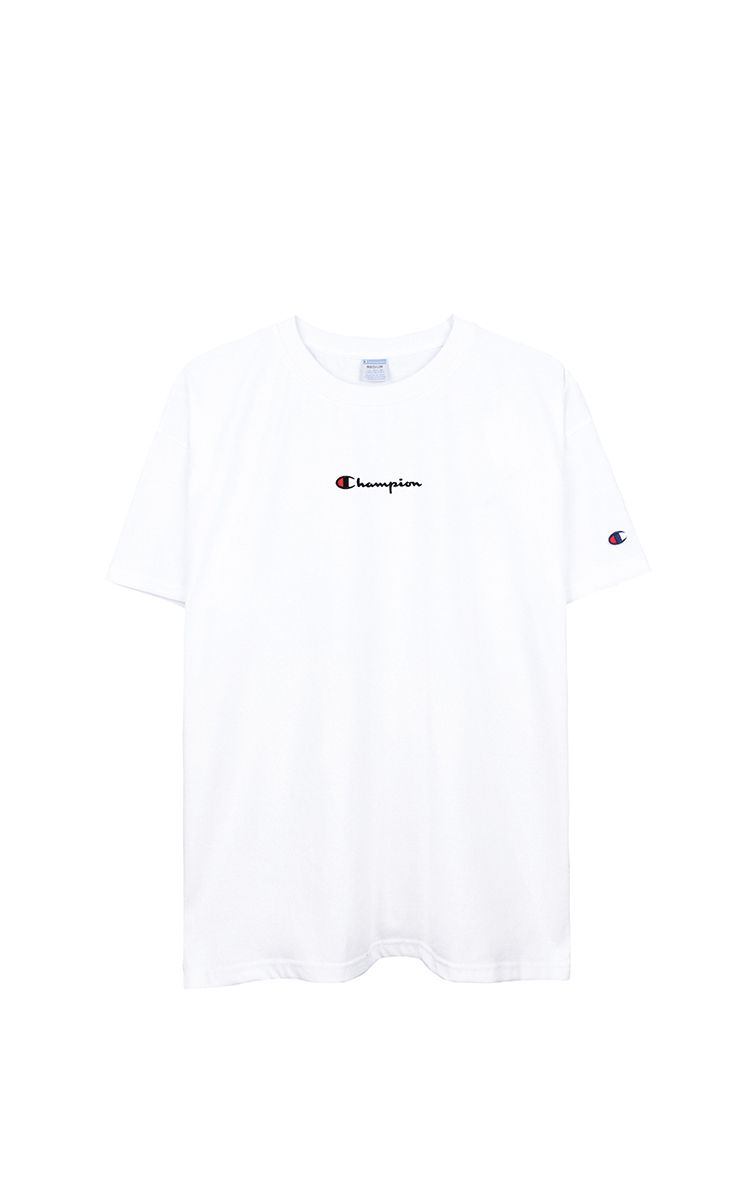 Champion Embroidered Logo In The Middle T-Shirt In White