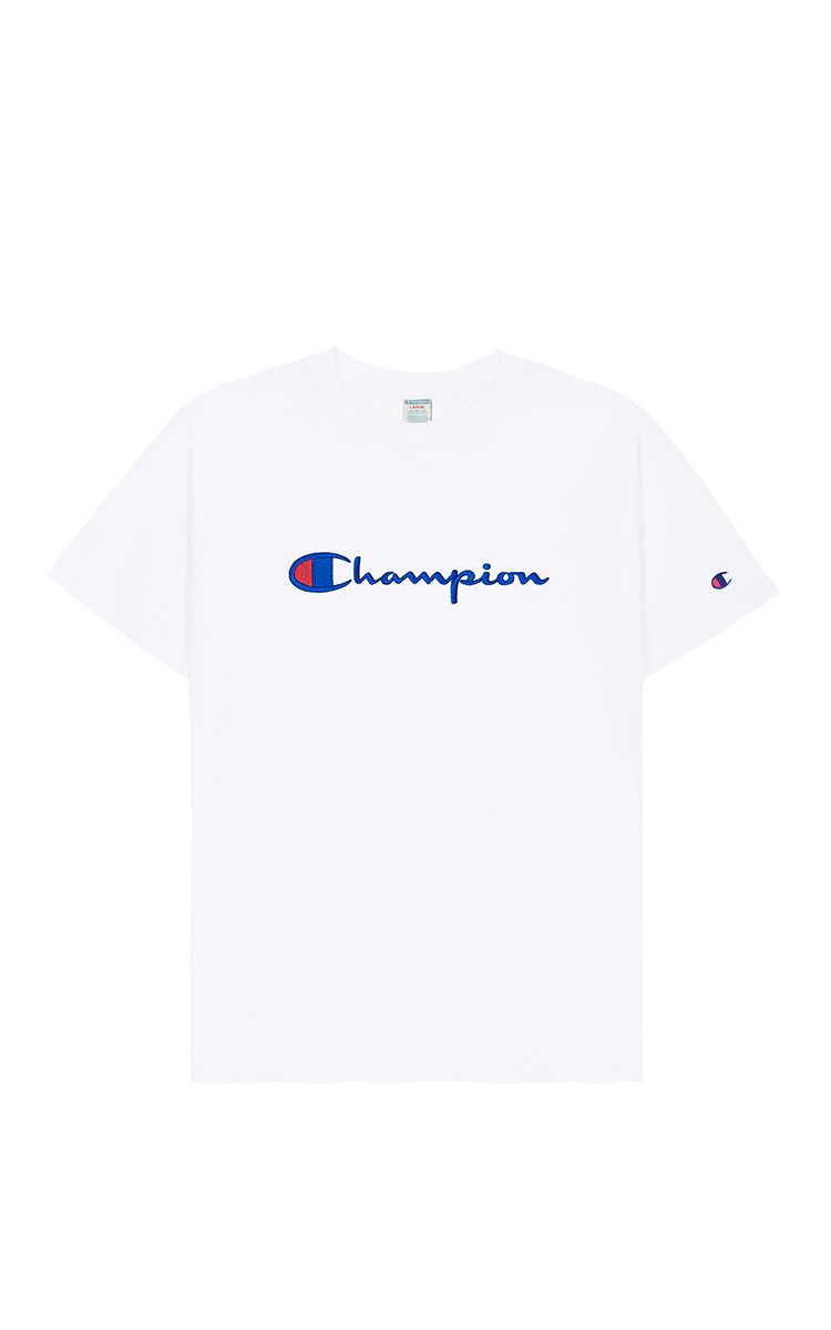 Champion Embroidered Big Logo T-Shirt In White