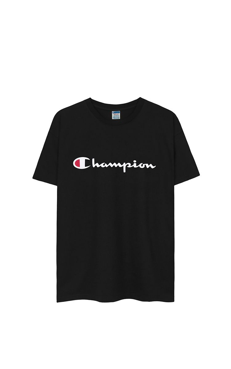 Champion Graphic Big Logo T-Shirt In Black