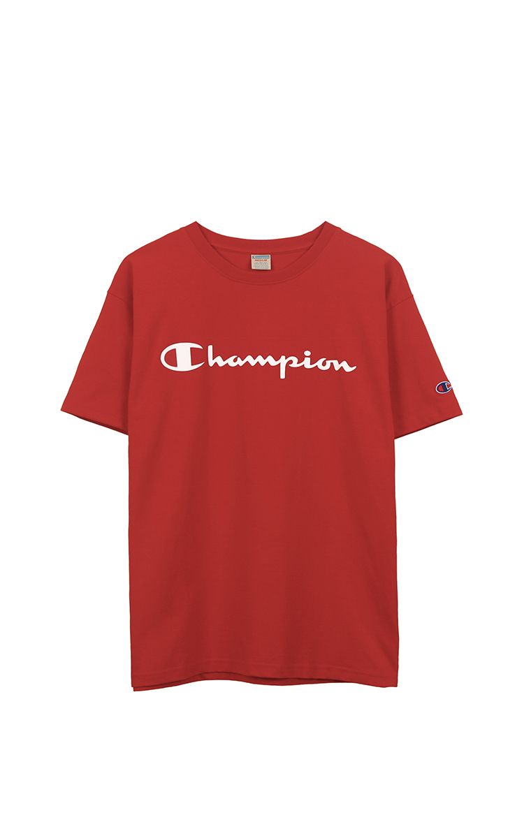 Champion Graphic Big Logo T-Shirt In Red