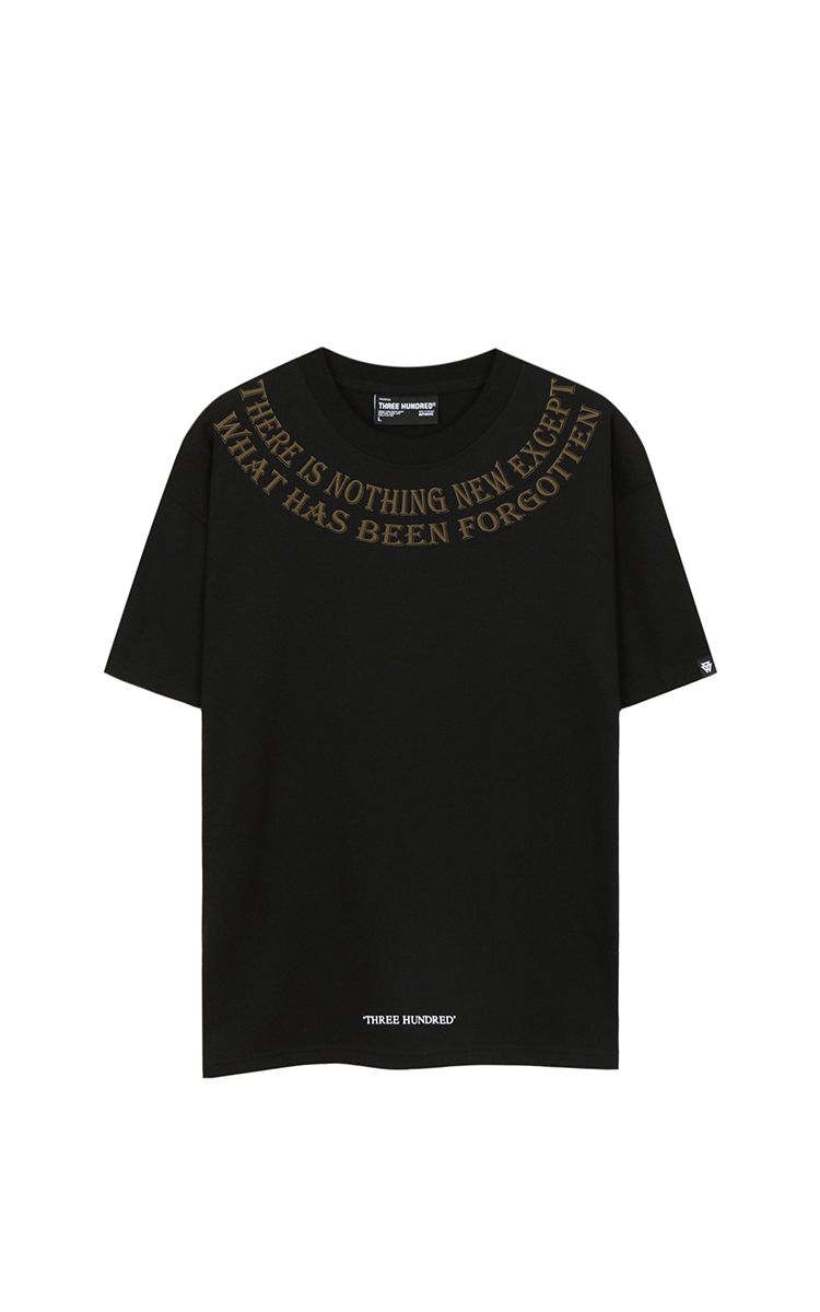 Human Memory Tee In Black