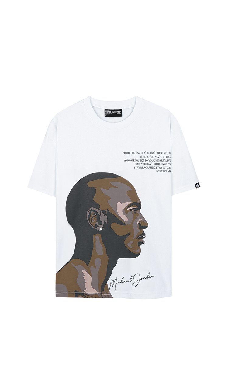 Michael Jordan Tee In White