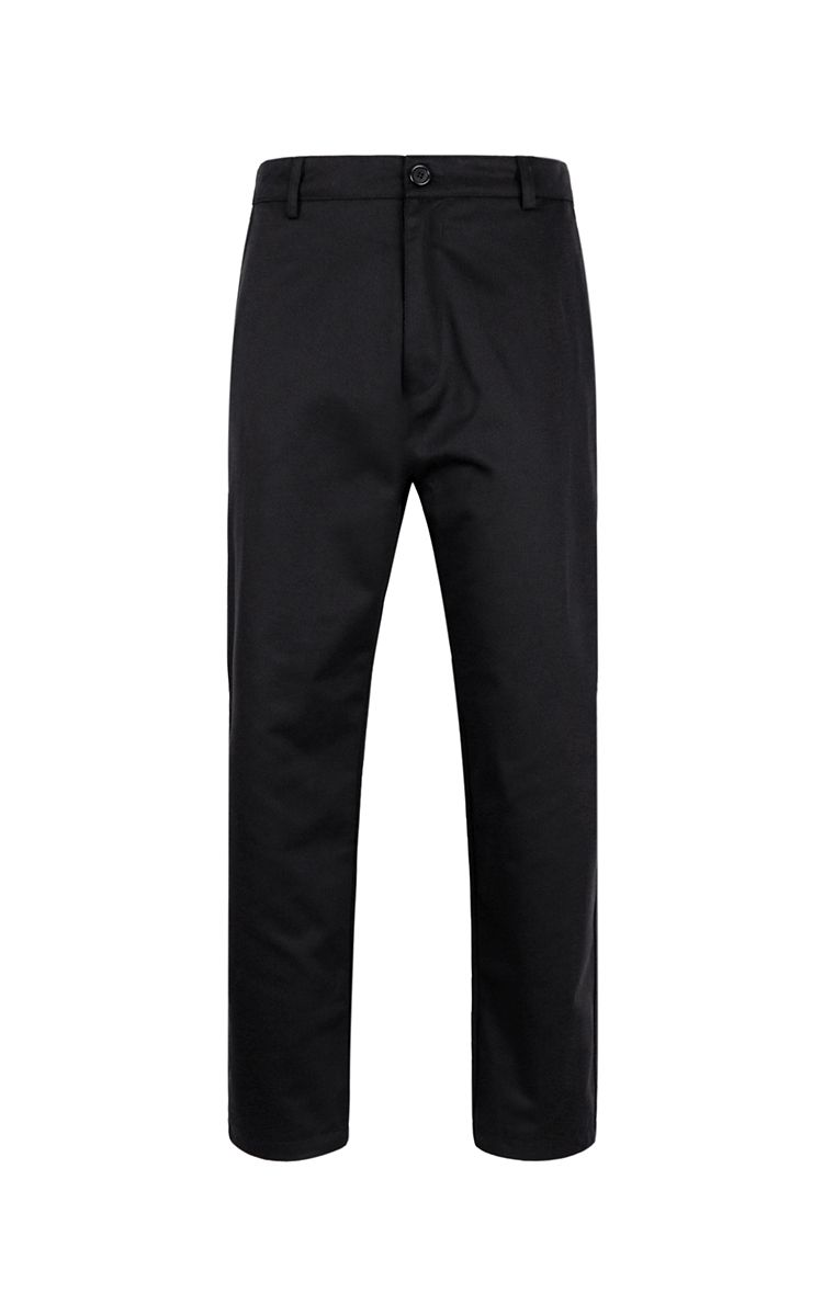 Baggy Khaki Pants In Black