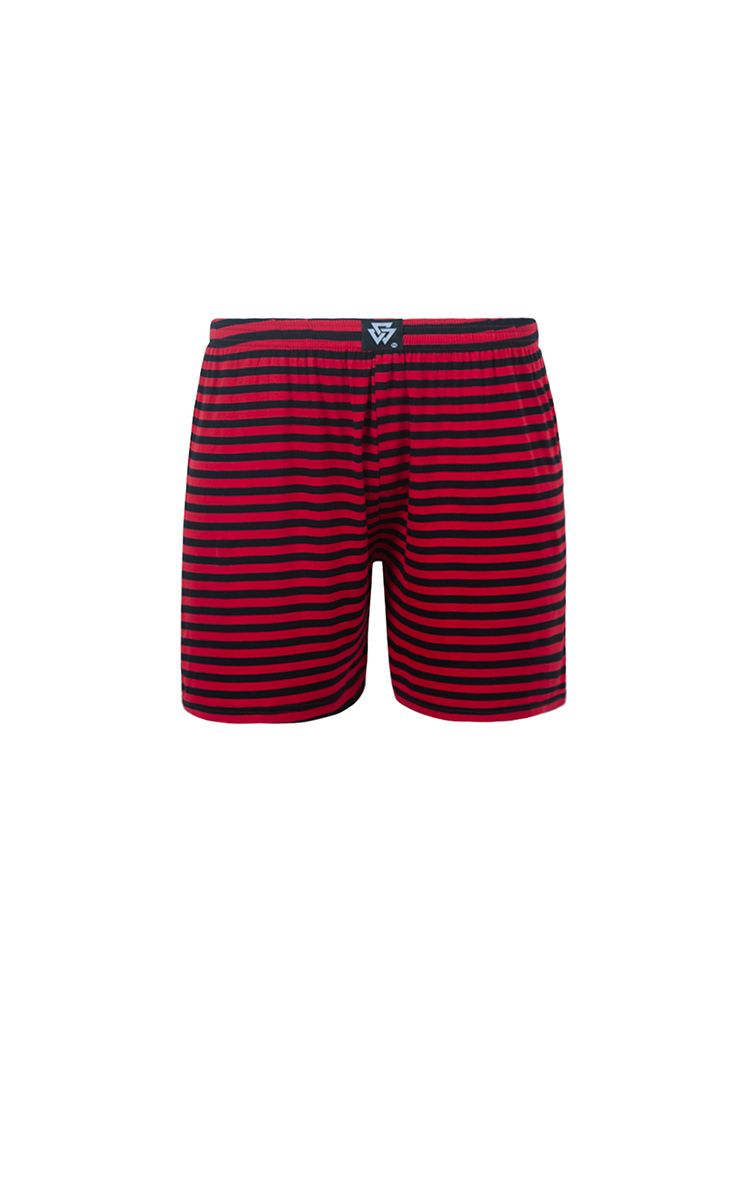 K300 Striped Boxer In Red/White