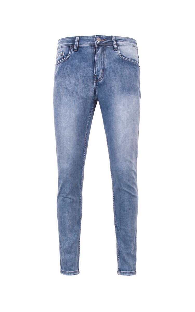 Skinny Jeans In Mid Wash Blue