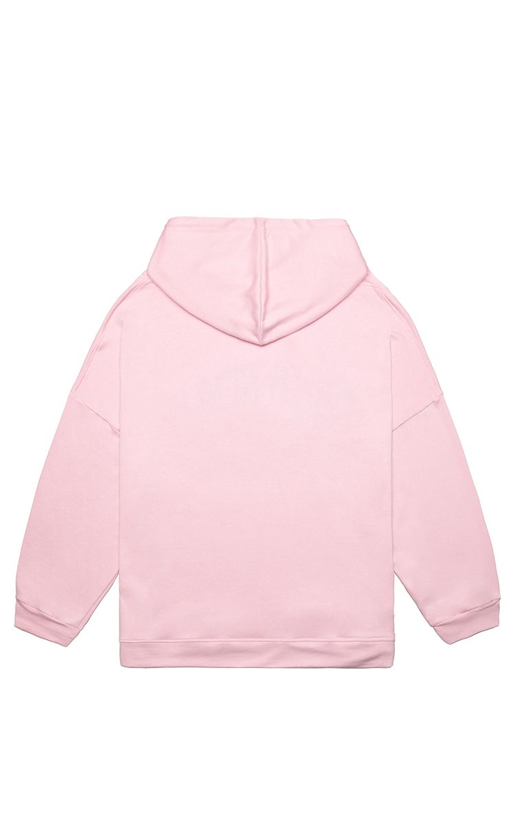 Youth Never Returns Oversized Hoodie In Pink