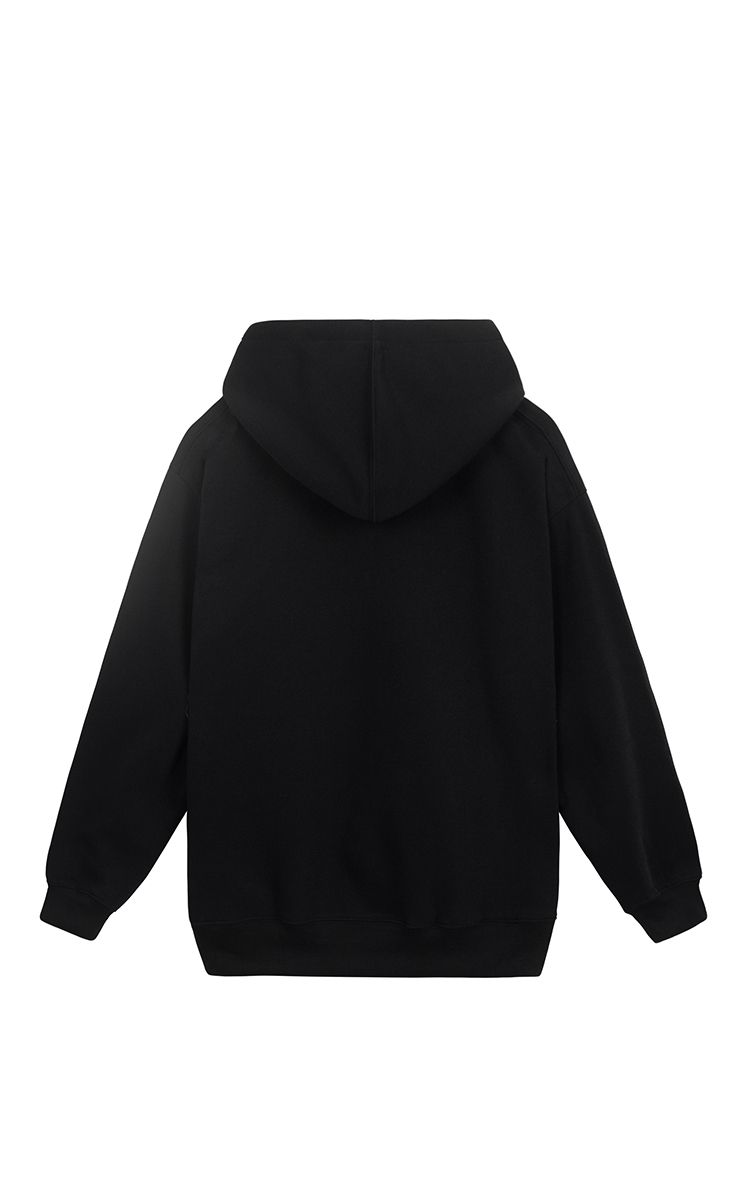 Japanese & Champion Hoodie In Black