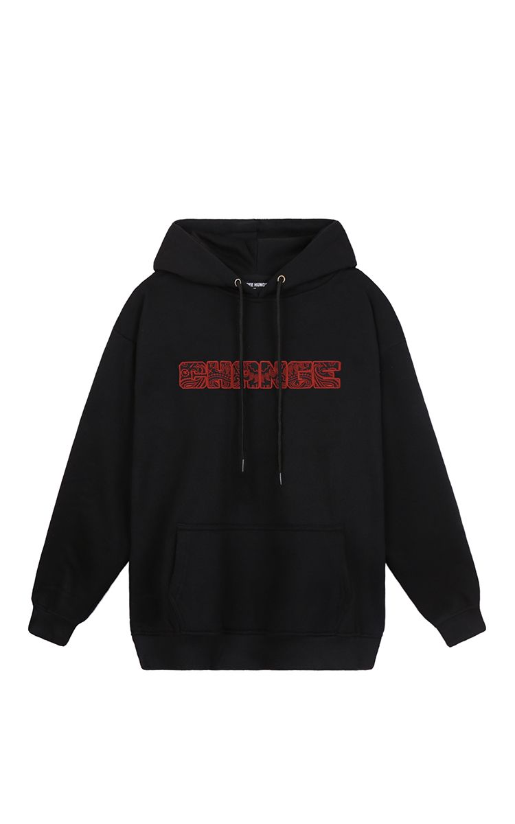 Change Bandana Embroidered Logo Hoodie In Black