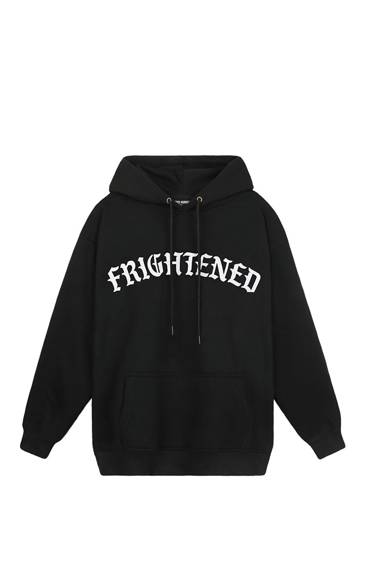 Frightened Hoodie In Black