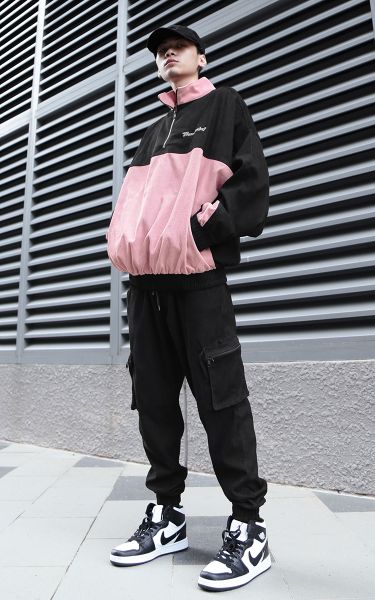 hype kyoto bi-color stadium jacket 惜しかっ スタジャン