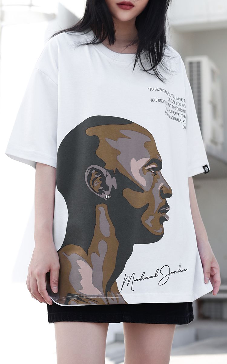 Michael Jordan Tee In White