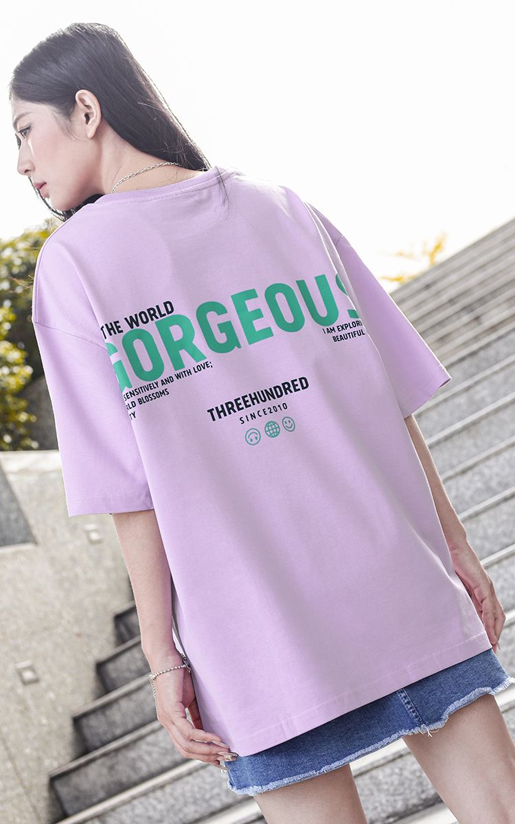 The World Gorgeous Tee In Purple