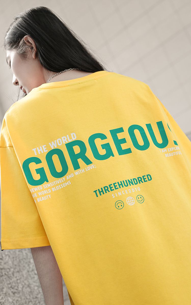 The World Gorgeous Tee In Yellow