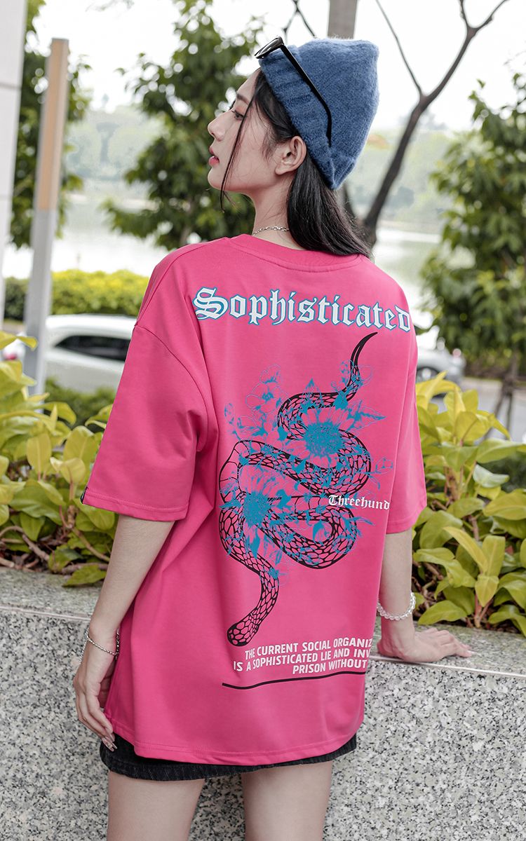 Sophisticated Tee In Pink